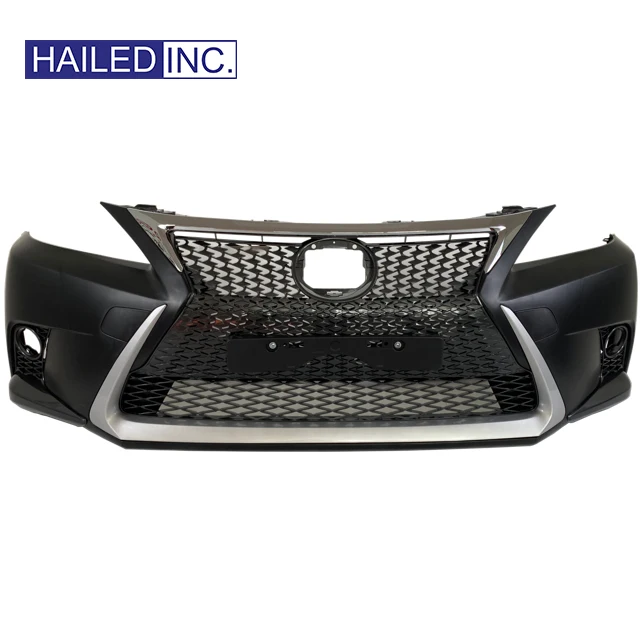 Car front bumper combination kits F-sport moulding radiator grille foglamp automotive bodykit systems for Lexus CT200h 2014 15