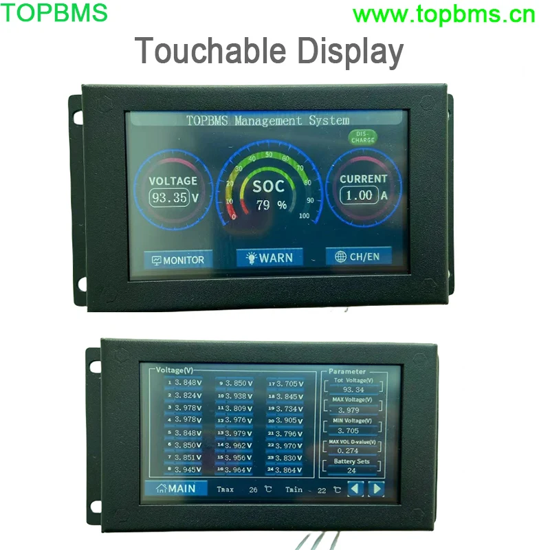 TOPBMS 21S-32S BMS 22S 26S 27S 28S 30S 32S 200A 300A 400A 500A 600A Bluetooth RS485 Modbus Lithium LifePo4 LTO TBattery