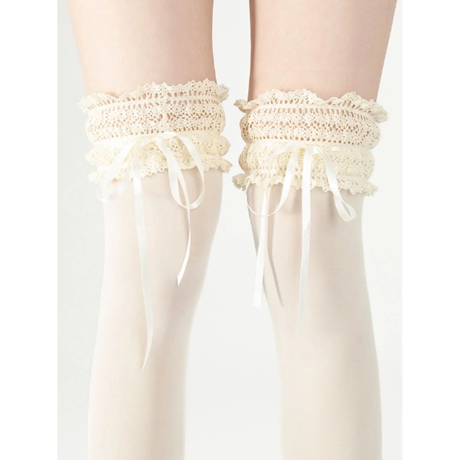 

High socks lace Japanese style JK Black stockings Women's stockings Funny socks cute girl item lolita accessories y2k Half socks