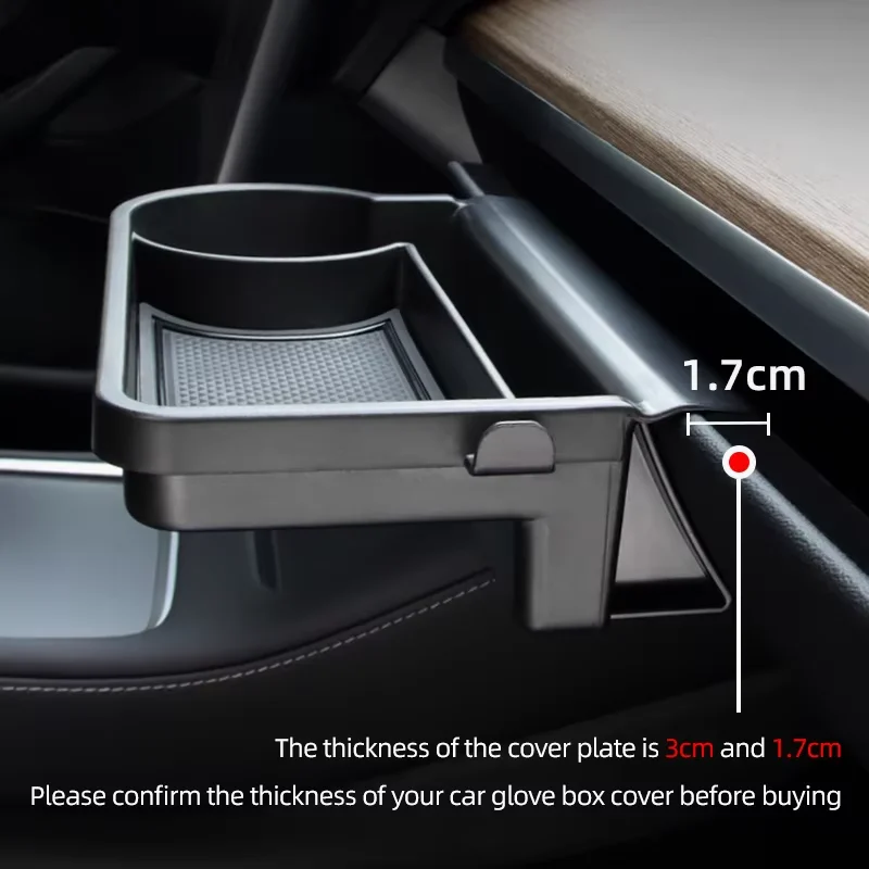 Suitable for Tesla 3/Y-shaped car front passenger driver tray accessories, suspended cup holder tray automotive accessories