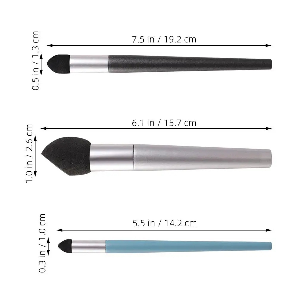 3Pcs Drawing Supplies Sketch Kit Blending Stumps Highlight Pens Sponge Erasers Rich Effects Texture Control Detail Correction