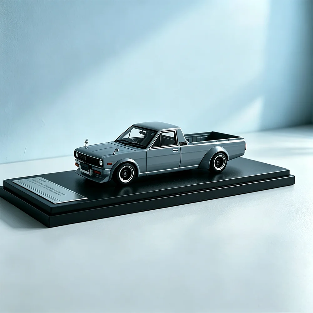 Hi-Story Brand 1:43 Resin Diecast Model Car 1979 Sunny Truck Classic JDM Pickup Collectible Display Vehicle Gift