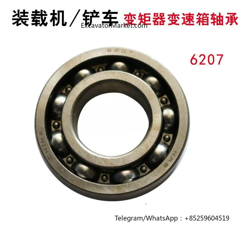 For Mingyu Shanyu Lugong small loader forklift parts bearing torque converter gearbox crankshaft front bearing 6208 6209 6307