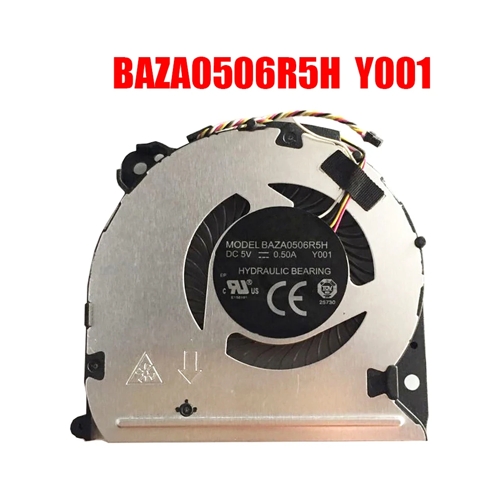 

Laptop CPU Fan For AVC BAZA0506R5H Y001 BAZA0506R5H-Y001 BAZA0506R5H Y002 BAZA0506R5H-Y002 DC5V 0.50A 4PIN New