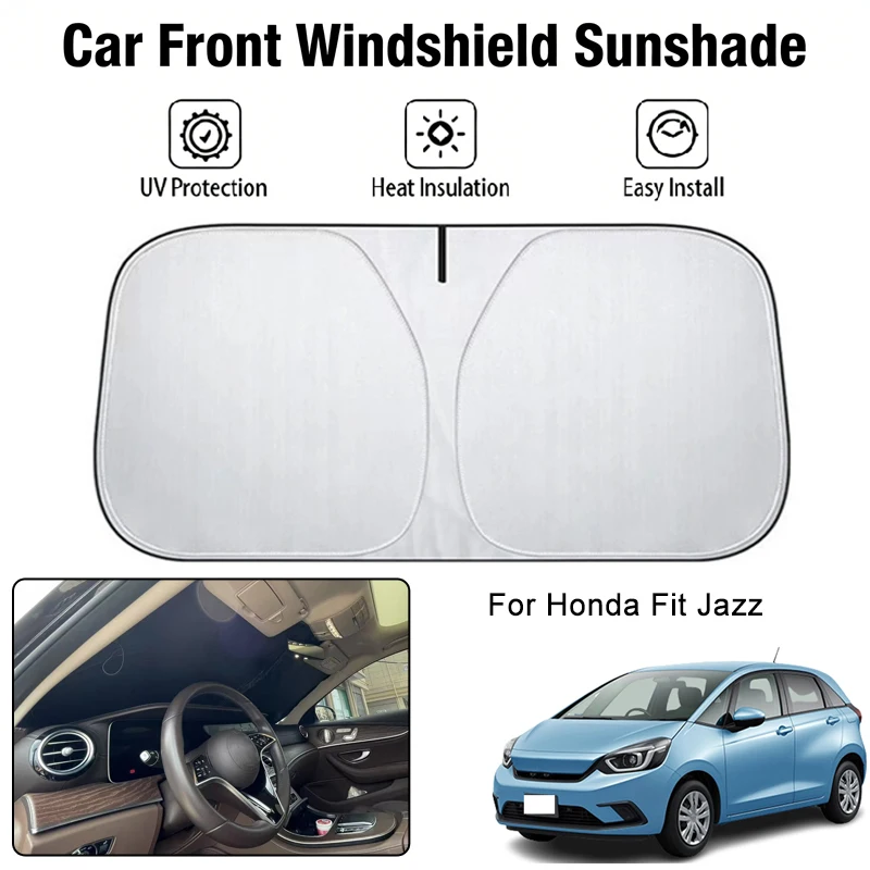 

Car Front Windshield Sunshade Cover For Honda Fit Jazz UV Block Heat Insulation Auto Interior Sun Protection Accessories