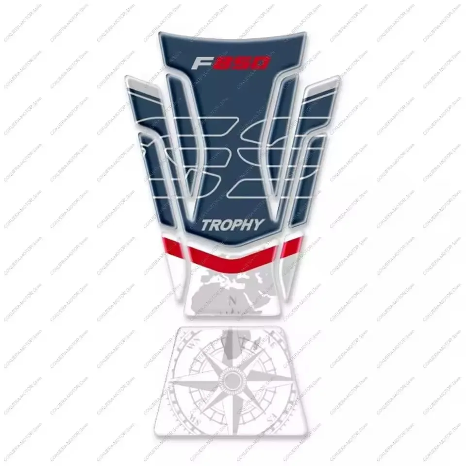 

For F850GS Trophy 2022 2023 Motorcycle Tank Pad Sticker 3d Resin Epoxy Gel Protection Sticker