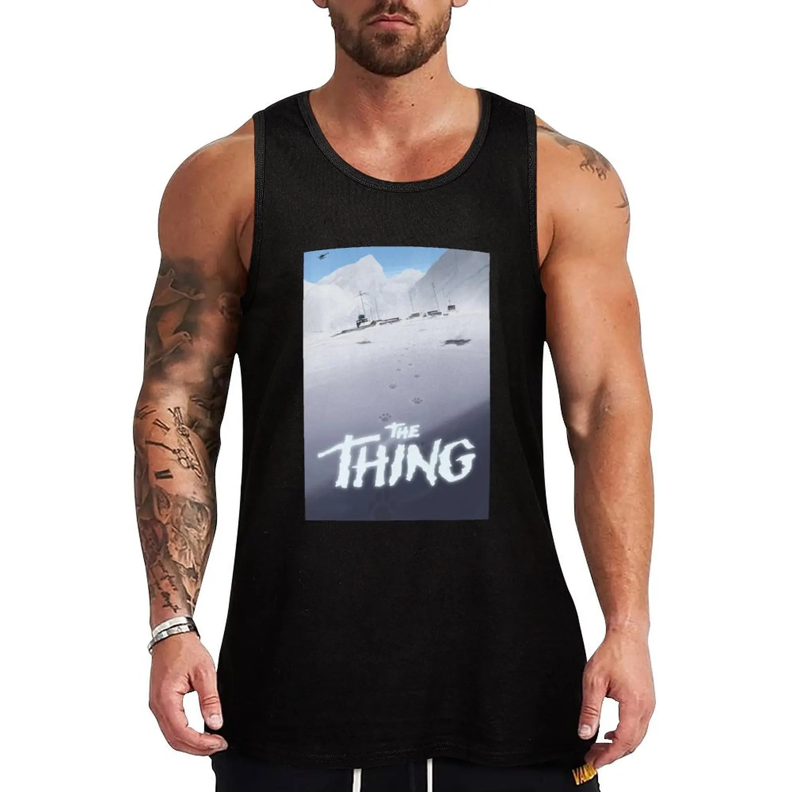 The Thing Tank Top Lounge Tank Top Casual Sleeveless Loose Relaxed Top