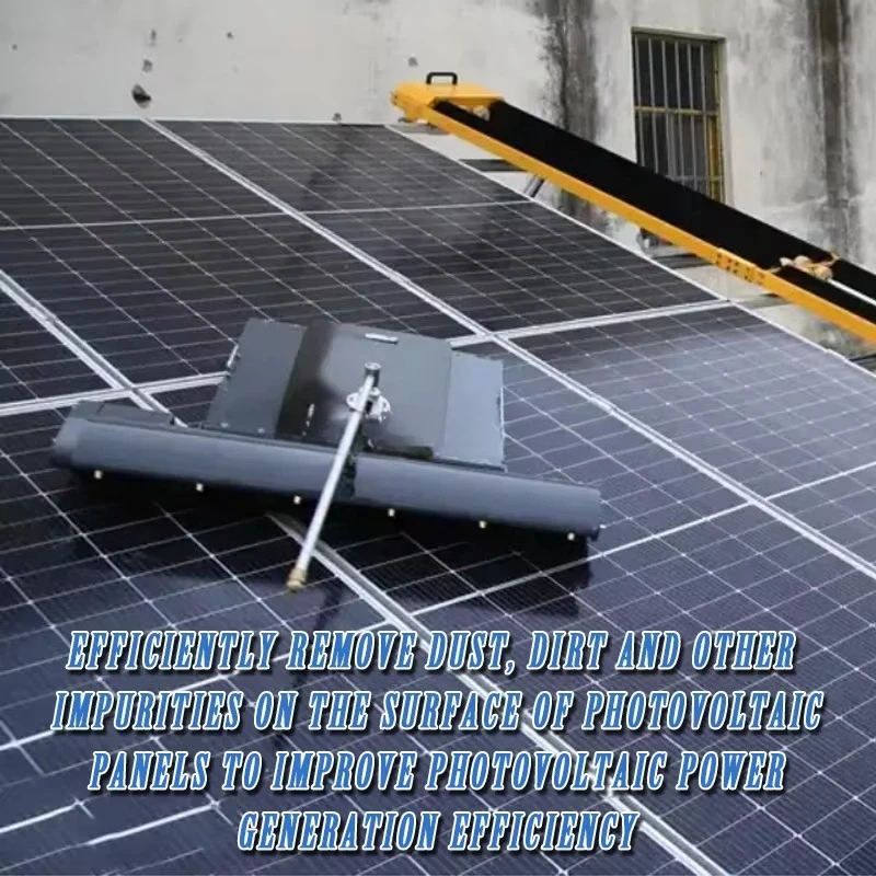 Solar Panel Cleaning Robot Brush Kit,Window Glass Cleaner Brushes and Robots,photovoltaic Cleaning Machine Equipment Tool System