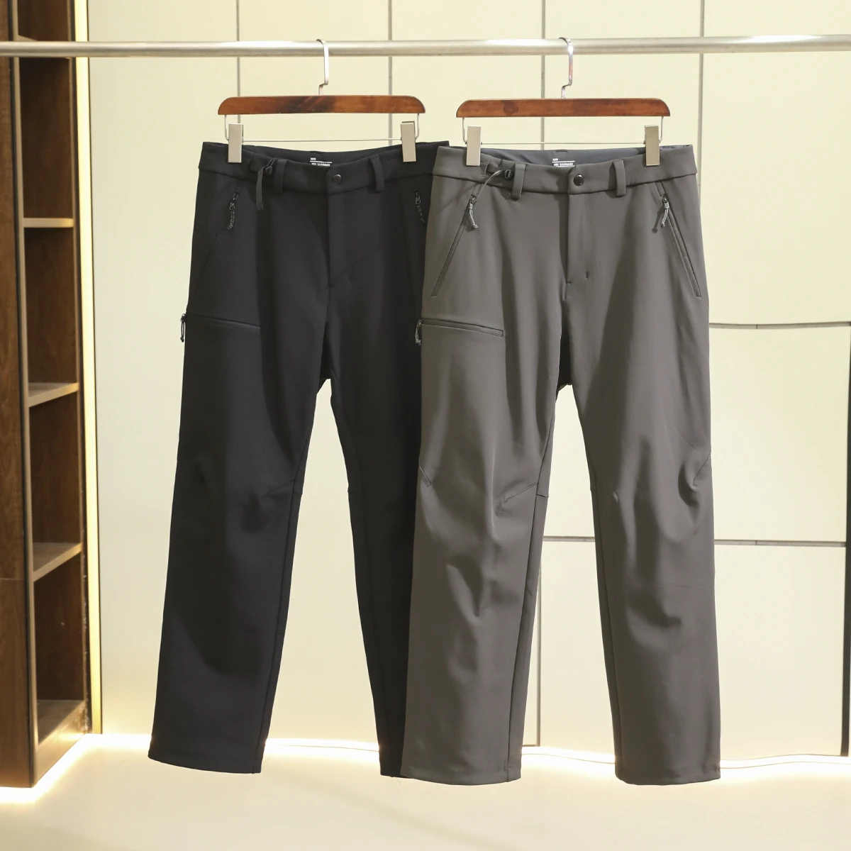 

Высококачественные мужские брюки GM Series с флисовой подкладкой, 3D-крой, для активного отдыха, ветрозащитные, водоотталкивающие, мягкие, длинные штаны