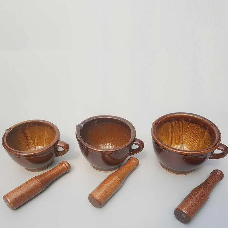 

Traditional Anren Pepper Mortar Home Use Garlic Paste inder Old Sle Hot Pepper Bowl Large Salthill Kitchen Tool