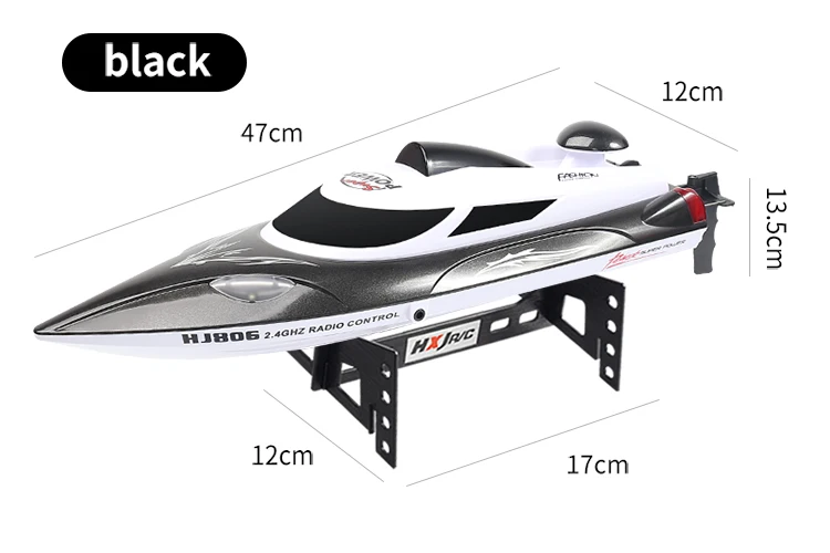 35km/H HJ806 2.4G High-Speed Remote Control Racing Boat With Water Cooling System /High Speed R/C boat Children Model Toys