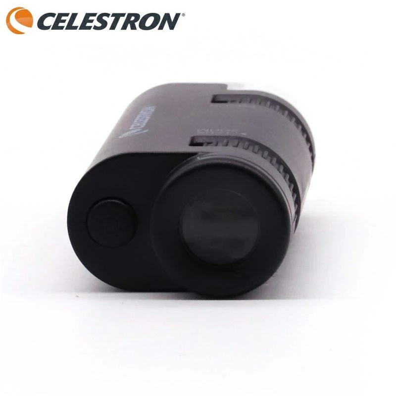 CELESTRON Portable Hand Monocular Microscope 60X-120X Stepless Zoom Microscope Light Source Focus on Easy for Beginner/Child