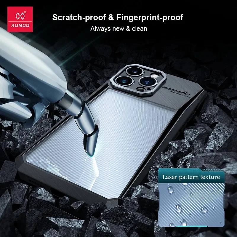 For iPhone 14 Pro Max Casing Xundd Shockproof Airbags Quality PC + TPU Camera Protection Bumper
