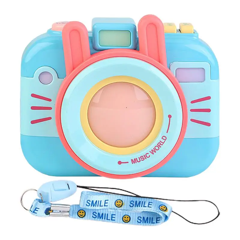 Kids Camera Simulated Cartoon Camera For Early Education Colorful Interactive Toddler Camera Multi-Functional KidsCamera For