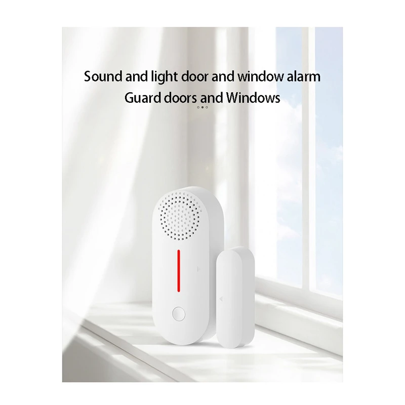 Wifi Door Magnetic Alarm Door And Window Alarm Remote Home Isolation Sound And Light Sensor