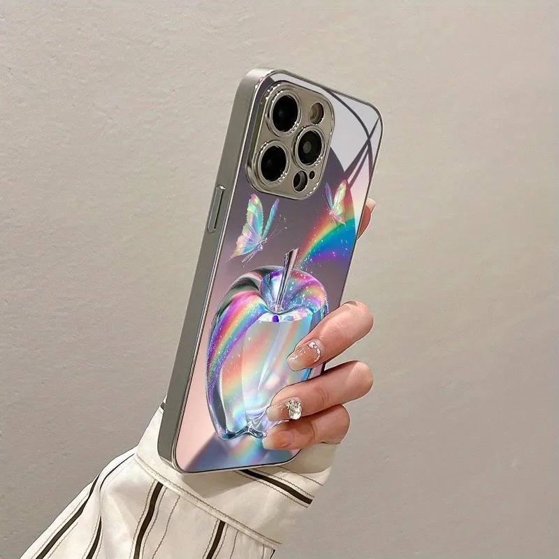 الملونة فراشة نمط الزجاج قضية الهاتف لسامسونج غالاكسي A16 A55 A56 A35 A34 A54 A24 A14 A25 A13 A73 A53 A33 4G 5G