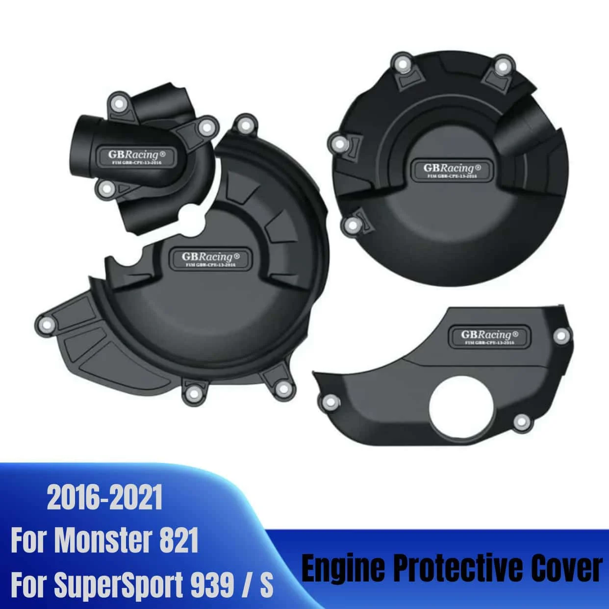 

For Ducati SuperSport 939 / S 2016-2020 MONSTER 821 2018-2021 Engine guard cover For GBRacing Motorcycle Engine Protection Cover