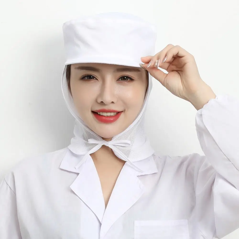 Cloth Work Hat Smoke-proof Dust Breathable Cooking Hygienic Cap Food Service Work Wear Chef Hat Canteen Catering