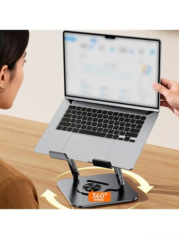 Adjustable Computer Stand Foldable Tablet Bracket for Desk 360 Degree Rotatable Computer Stand for Mobile Phone Tablet