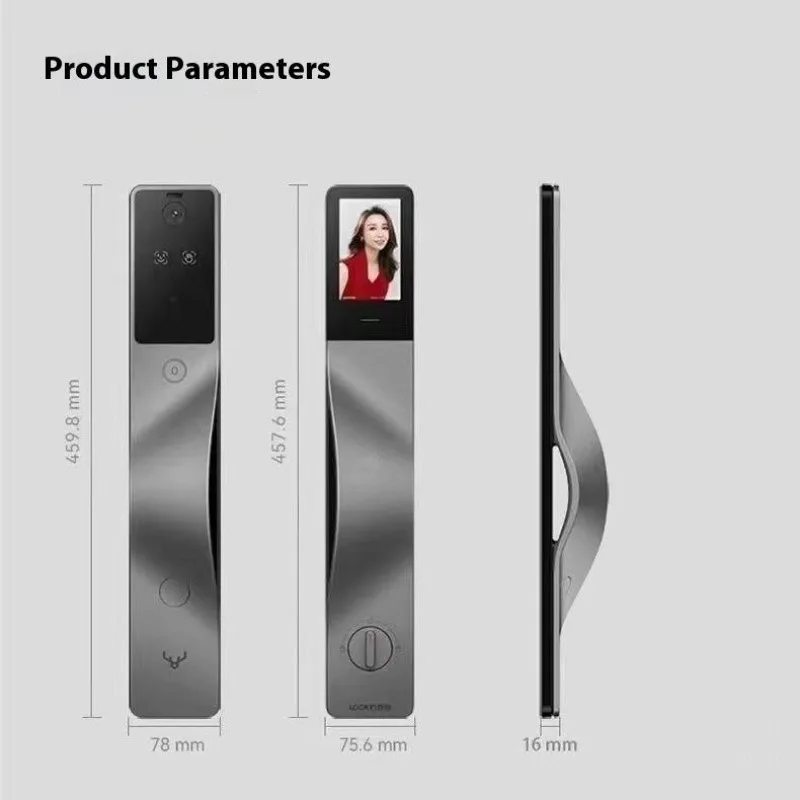 

[2026]Best-selling Smart Keyless Entry With Facial Recognition, Fingerprint, Card Password And Keypad Connection To The Network