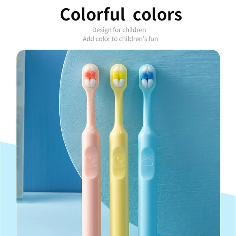 Children Toothbrush Cute Cartoon Sucker Toothbrush Brush Oral Care Three Sided Soft Bristle Kids Toothbrush