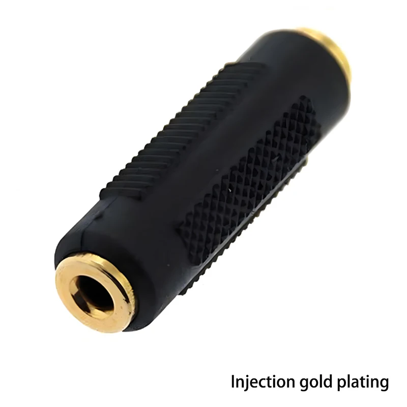 1 PCS 3.5mm Jack Female to 3.5 mm Female Connector F/F Stereo Audio Adapter Headphone Jack Coupler Adaptor Connector For MP3 DVD