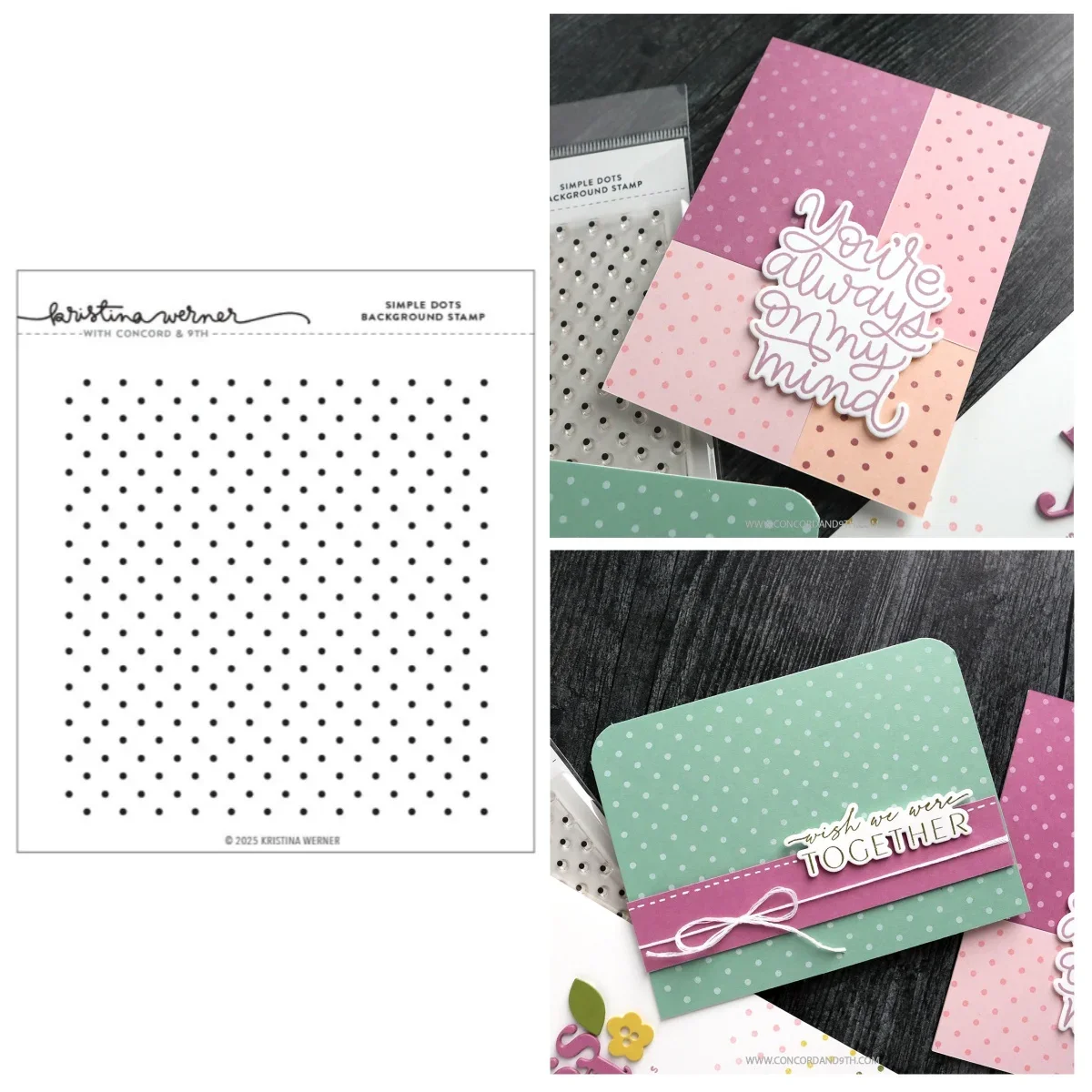 

2025 Simple Dots Background Clear Stamps DIY Scrapbook Embossed Handcraft Paper Card Album Craft Template Supplies Decoration