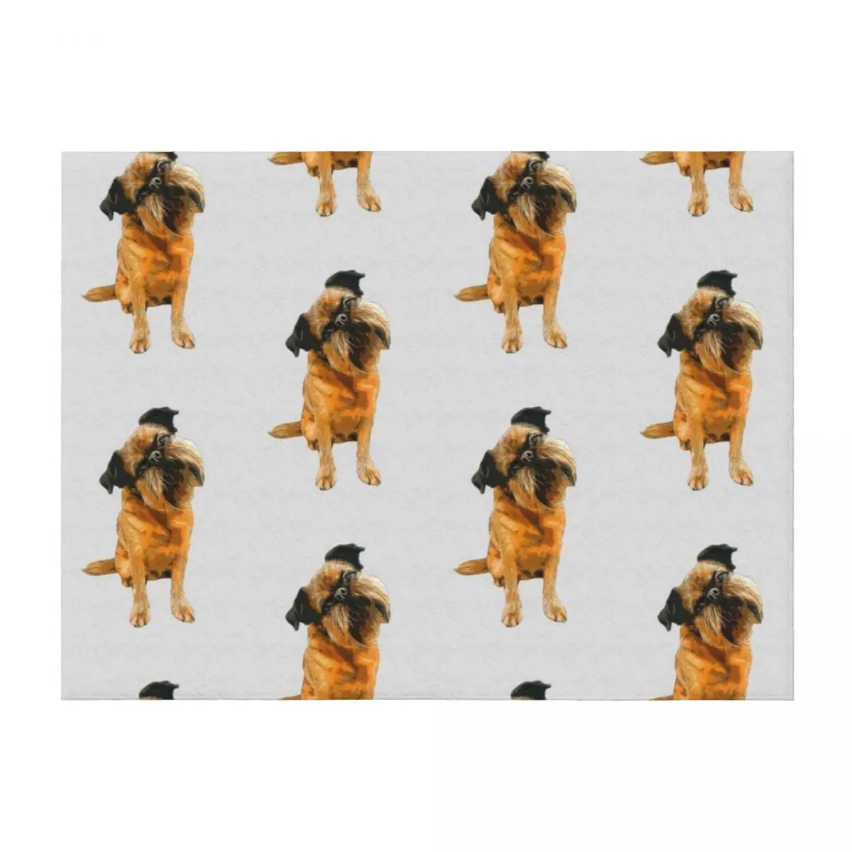 

Brussels Griffon Gorgeous Dog Art! Throw Blanket Sleeping Bag Large sofa bed Thermal Blankets