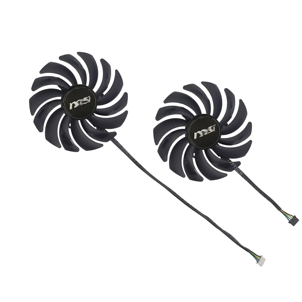 

VGA GPU Cooler,Video Graphics Card Fan,For MSI RTX 3060 3060Ti 3070 VENTUS 2X OC,2Pcs/Set,PLD10010B12HH,Replace PLD10010S12HH