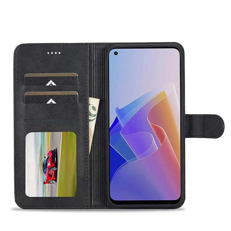 For OPPO Reno7 Z 5G Case Flip Magnetic Phone Case On OPPO Reno 7 Z 5G Case Leather Vintage Wallet Cover For Reno 7Z 5G Case Etui