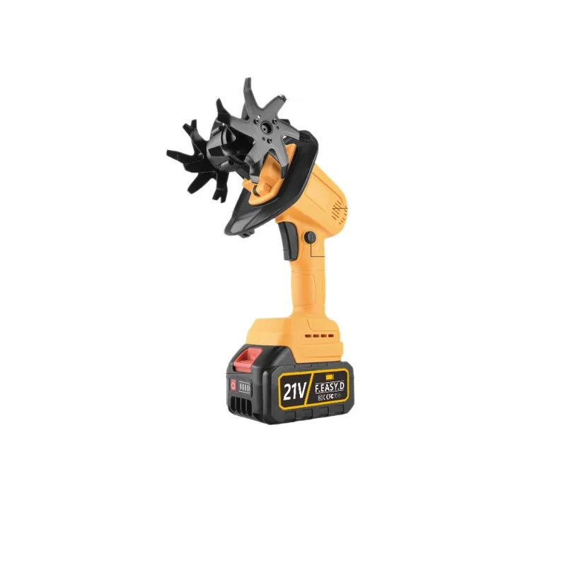 Rechargeable household rotary tiller handheld portable electric hoe