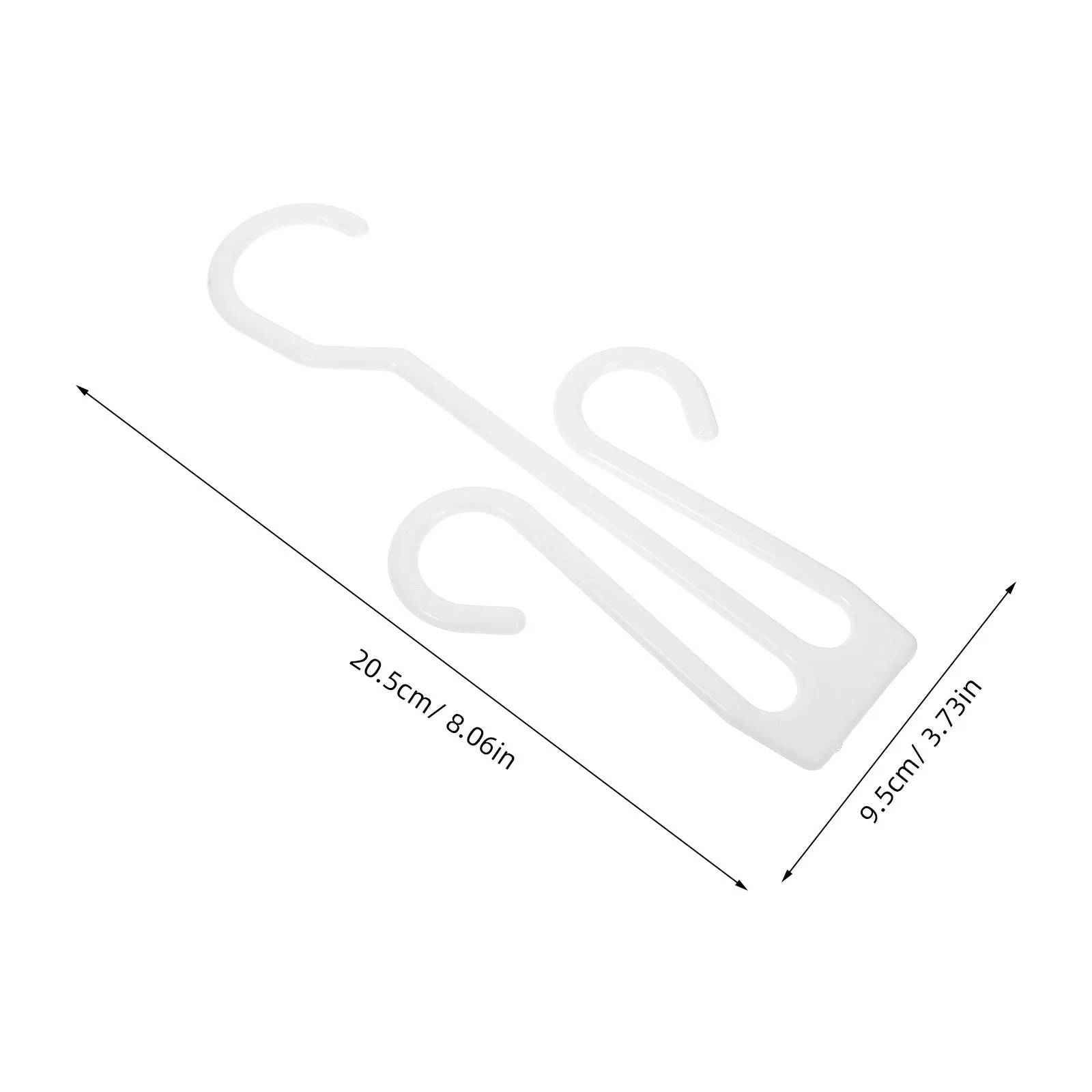 12 ganci per pantofole, ganci per scarpe in plastica estese, stendibiancheria per armadio, balcone, bagno, scarpiera, organizer per riporre le scarpe