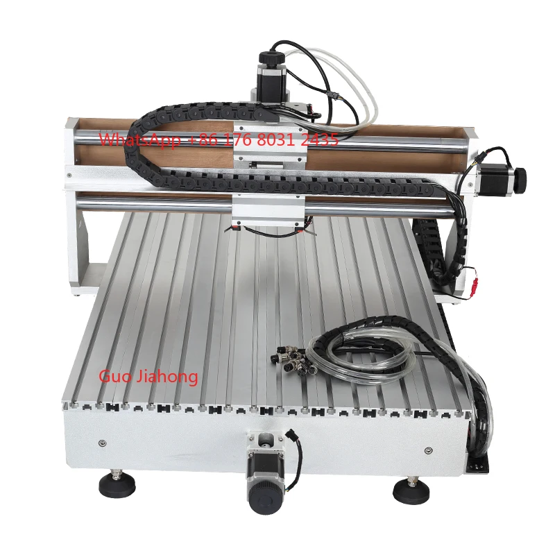 آلة طحن صغيرة باستخدام الحاسب الآلي تبريد المياه 6090 4 محور 2200 واط المغزل DSP جهاز التوجيه باستخدام الحاسب الآلي الكرة المسمار لنقش الخشب والرخام