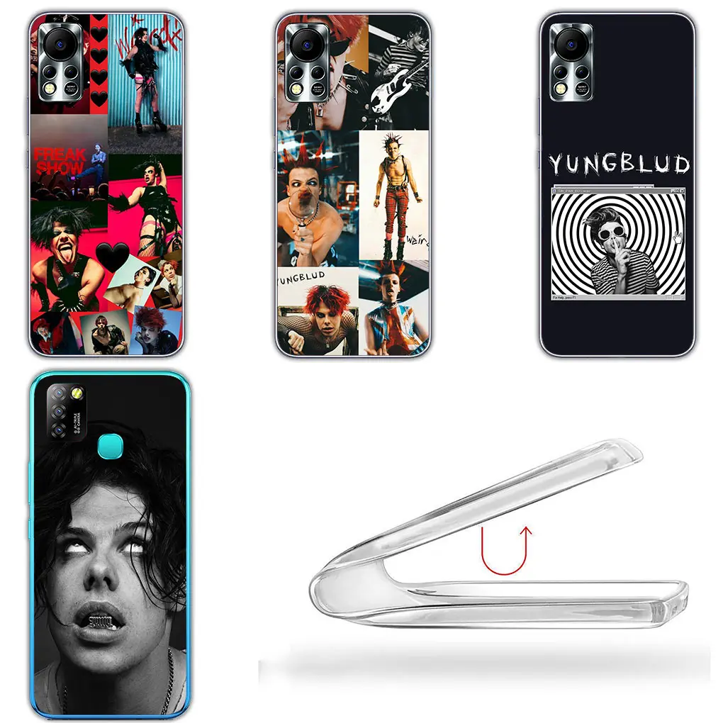 Yungbluds Silicone Phone Casing for Samsung Galaxy A04 A14 A23 A34 A54 M23 M33 M52 M53 M30S M31 M51 M21 Cover Case