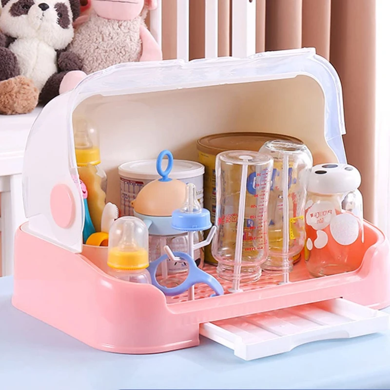 Box For Coffee Mug Stand Drying Rack Bottle Dryer Milk Bottle Infant Bottles Frog Toys Tabletop Organizer Dish