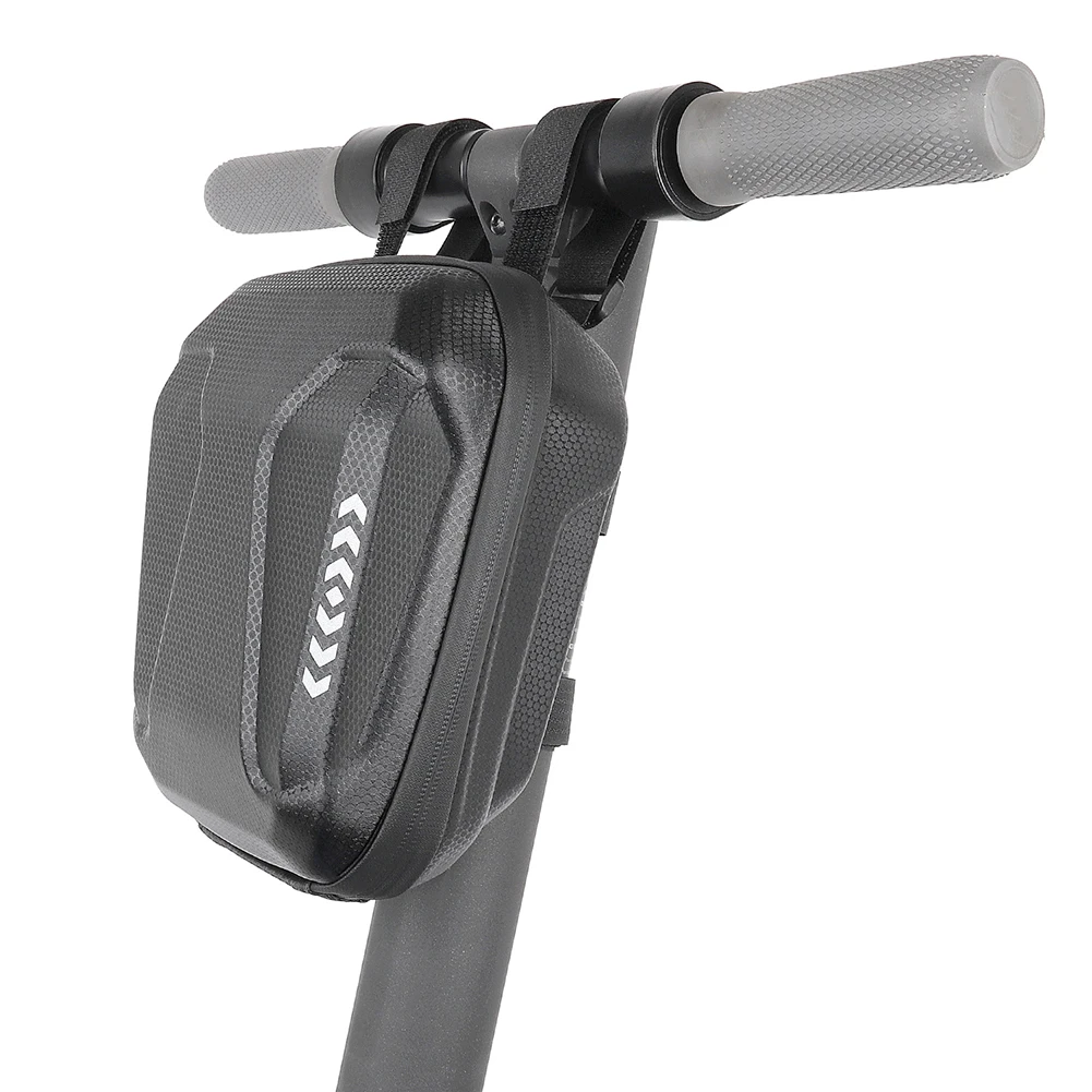 High Quality Front Hanging Bag Scooter Bag For Electric Bicycle Storage Pouch EVA Material Electric Scooter Binding Design Black