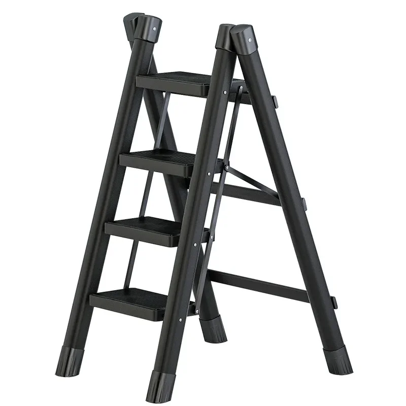 Ladder Household Multi-Functional Trestle Ladder Folding Stair Stair Stool Folding Flower Stand Ladder Thickened Carbon Steel