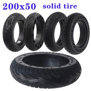 8-inch electric scooter tire 200x50 solid tire, non inflatable, anti honeycomb burst solid tire