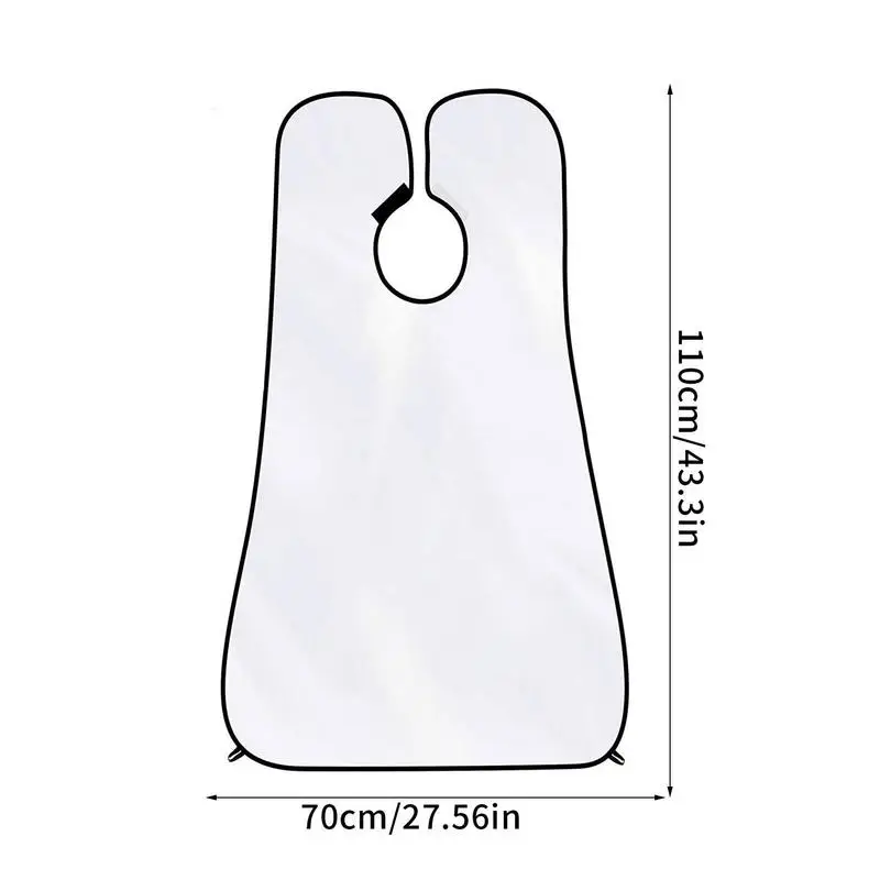 Male Beard Shaving Apron Waterproof Beard Hair Catcher Apron For Anti Beard Falling Holiday Birthdday Daily Present For