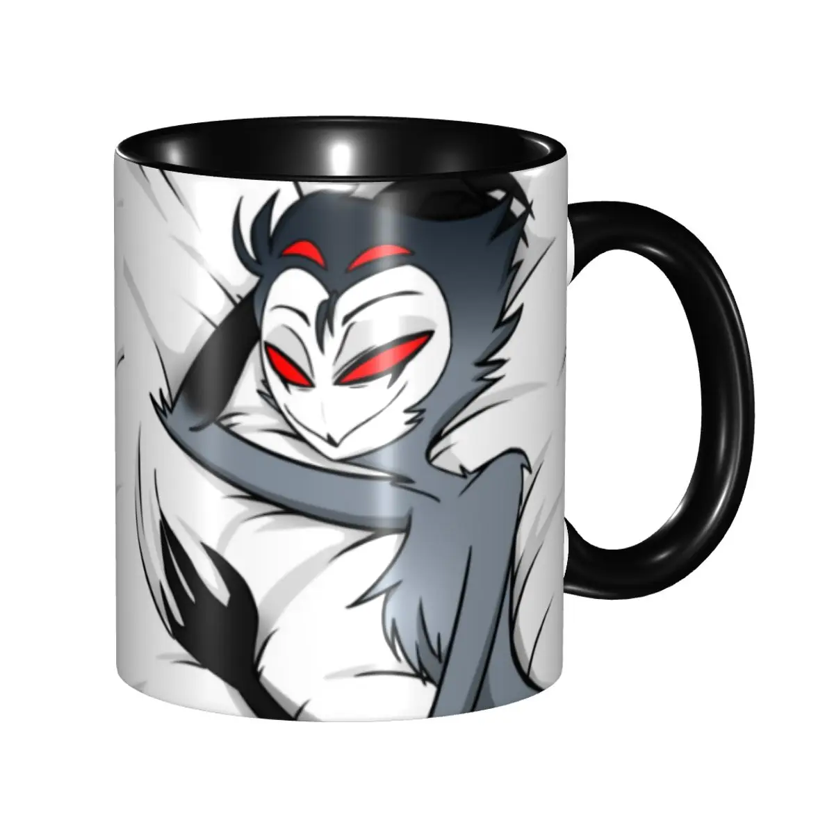 

Helluva Black Comedy Web Movie Coffee Mugs DIY Customized Stolas Buddy Ceramic Mug Creative Gift