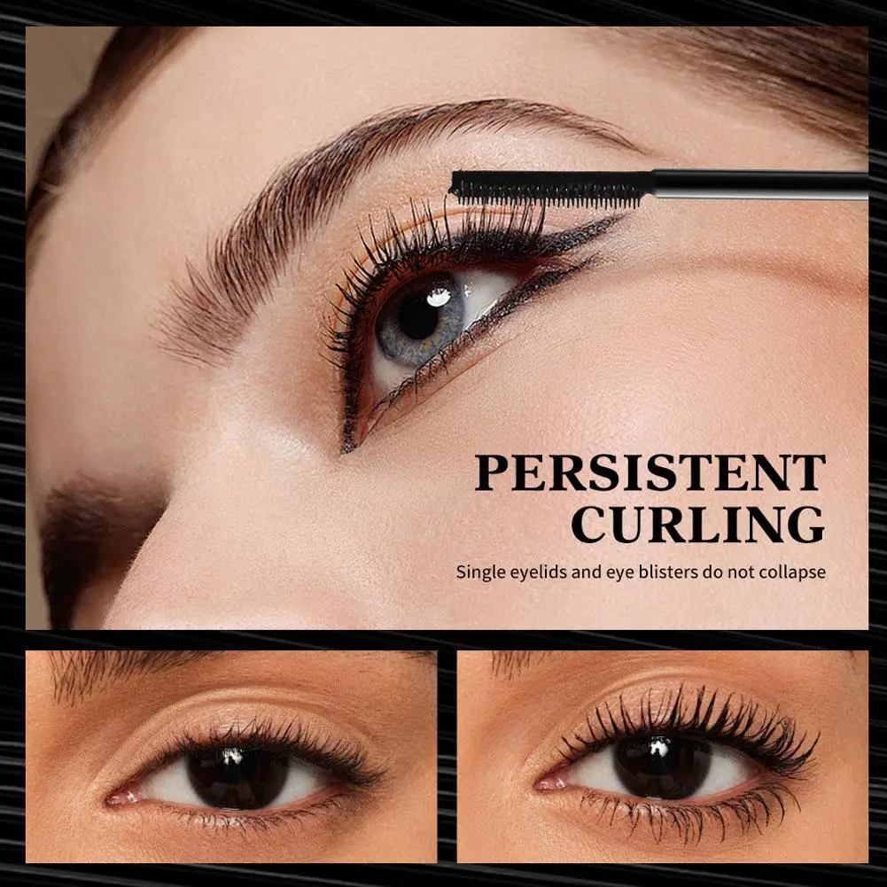 10 مللي بريق ماسكارا الرموش الشباك تمديد ماكياج مقاوم للماء طويلة الأمد يطيل التصميم الأسود ماسكارا مستحضرات التجميل