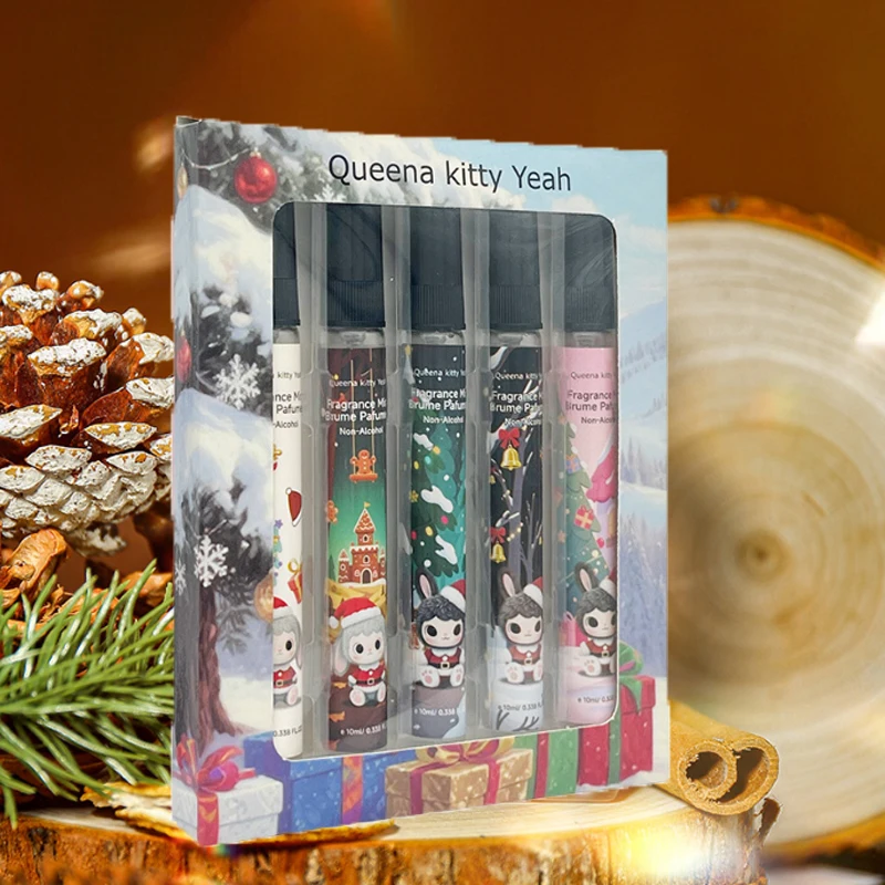 5 pçs perfume de longa duração frutado aroma fragrância para diário eau de parfum spray flores fragrância flores natal perfume presente