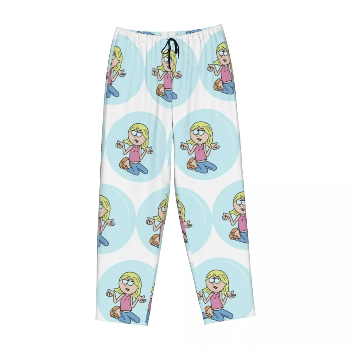 

Custom Lizzie Mcguire Cartoon Women Pajama Pants Lounge Sleep Sleepwear Bottoms with Pockets