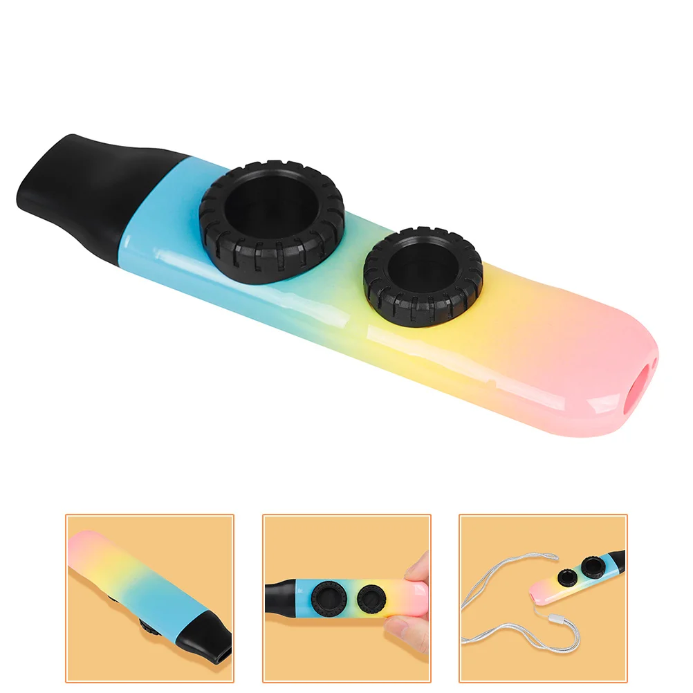 

Kazoo Kids Musical Instruments Multi-Membrane Adjustable Pitch Bass Household Performance Reliable Durable Safe Material