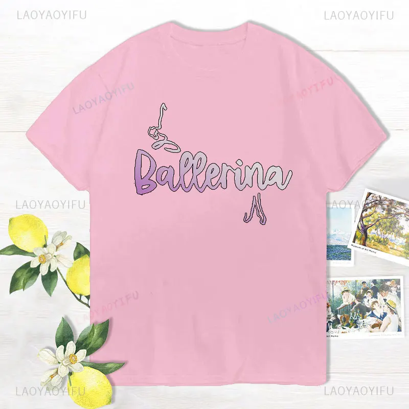 Ballerina Soul letter T-Shirt Ballett tänzer Tutu Ballett Leben Fitness flexible Tanz wesentliche T-Shirt Mode Frauen Baumwolle Top T-Shirt