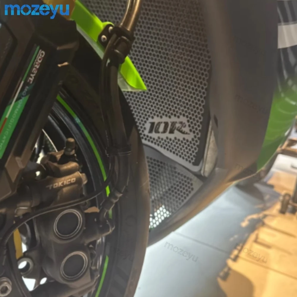 

For Kawasaki ZX-10RR ZX10RR ZX10R ZX-10R ZX 10RR 10R 2018 2019 2020 Radiato Guard Radiator Grille Guard Cover Protector ZX10RR