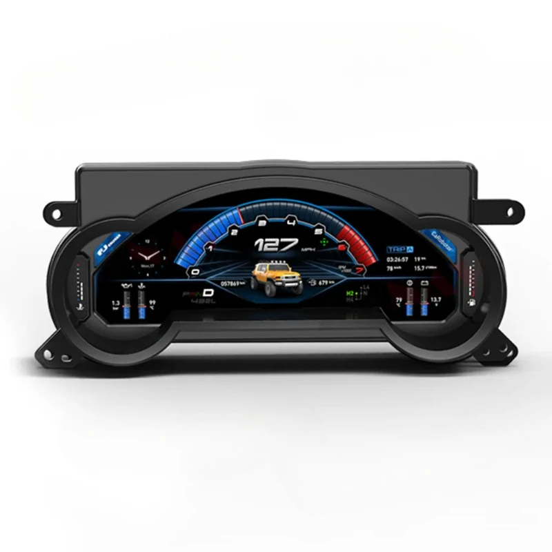 

ZWNAV 12.3 inch LCD Digital Cluster Cockpi For FJ Cruiser 2005-2019 Android Auto Radio Multimedia Player Speedometer