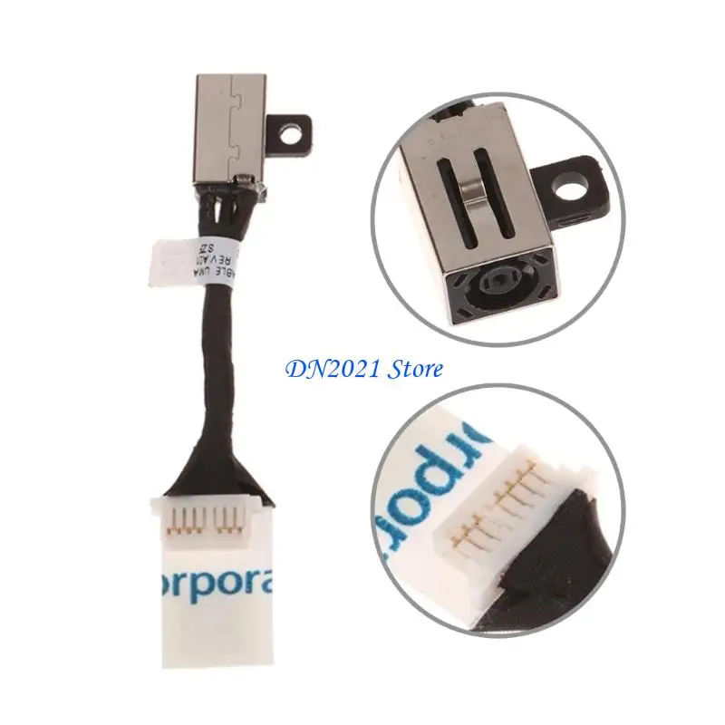 F3KE Power Port Cable Charging Port Plug Replacement for 3410 3510 E3510 E3410 07DM5H 0N8R4T Laptop Accessories