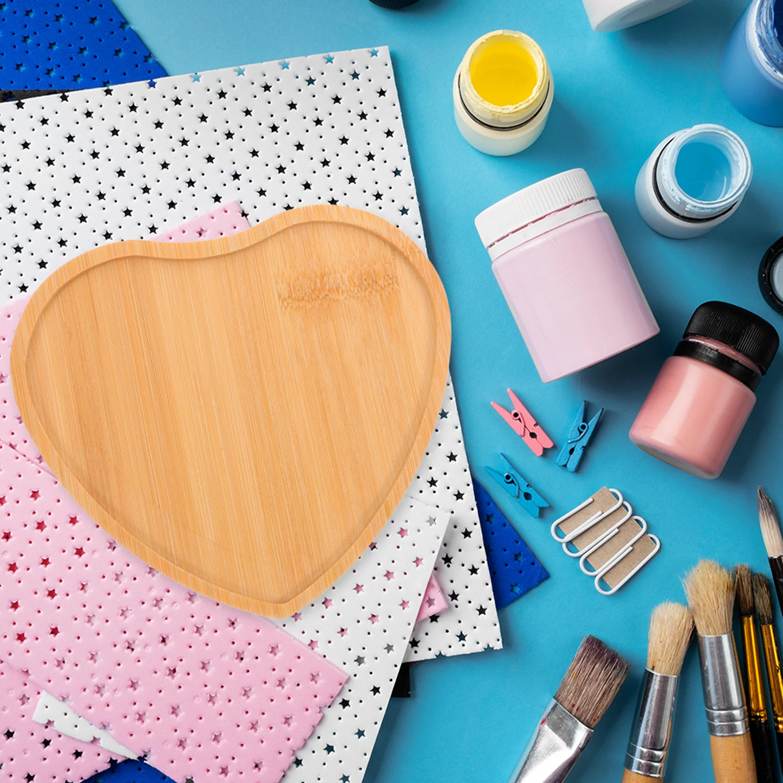 

Bamboo Blank Base Trays DIY Coaster Kit Table Centerpiece Decor Cup Pad Craft Projects Home Art Making Supplies Reusable Drink