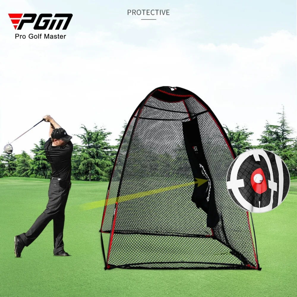 PGM Golf Swing Practice Net -Foldable and Easy to Install Golf Training Aid,Improve Swing/Cutting Skill Practice Net 3M*2M*1.6M